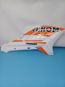 Venom Thunder 125cc Dirt Bike | Front Right Plastic (304003009001) White