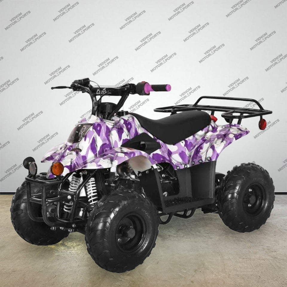 Venom Moccasin | 110cc ATV | Fully Automatic Purple Camo