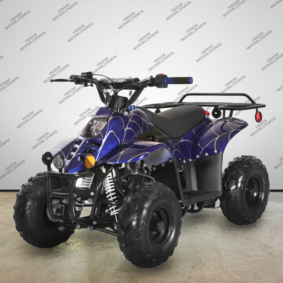 Venom Moccasin | 110cc ATV | Fully Automatic Spider Blue