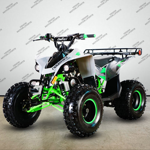 Venom Raptor 125cc ATV | Automatic Transmission + Reverse Grey Green