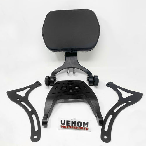 Sissy Bar Backrest & Luggage Rack | Lifan Lycan 250