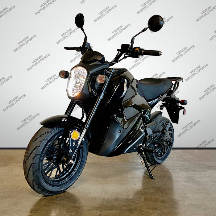 Venom E-Vader | 2000W Electric Motorcycle | Brushless | 72V Black