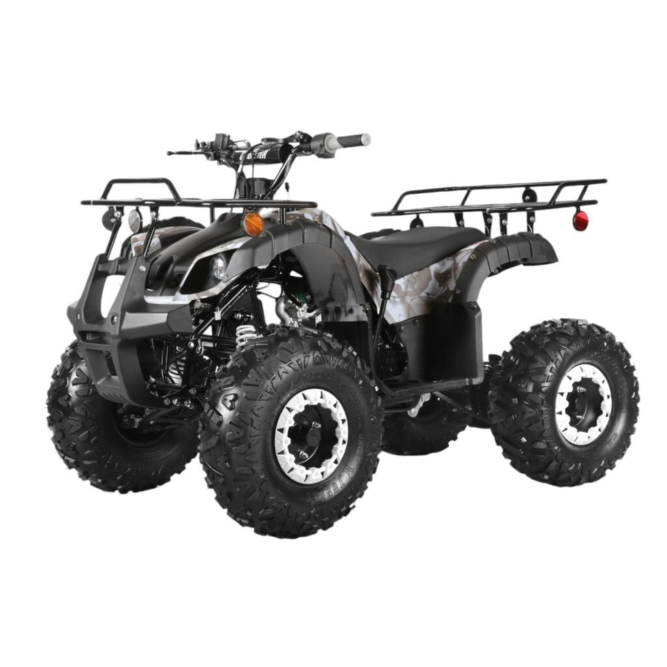 Venom Kodiak | 125cc ATV | Fully Automatic + Reverse White Camo Fully Automatic