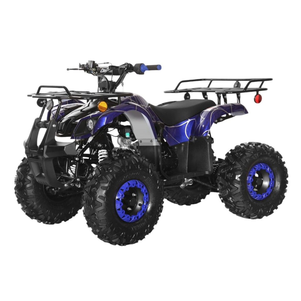 Venom Kodiak | 125cc ATV | Fully Automatic + Reverse Spider Blue Fully Automatic
