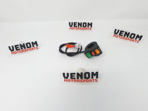 Venom 1000w E-Racer ATV | Left Combination Switch (17809000120) A - kill switch button