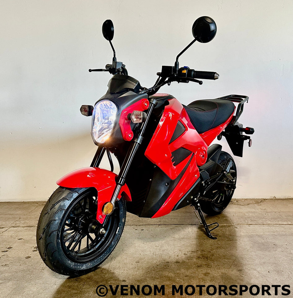Venom E-Vader | 2000W Electric Motorcycle | Brushless | 72V Red