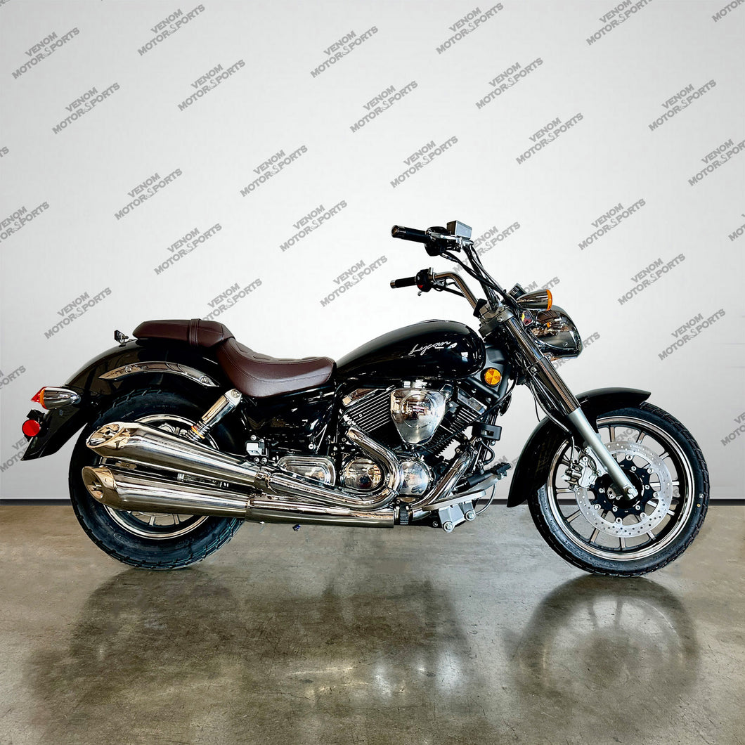 Lifan Lycan | 250cc Chopper | V-Twin | Fuel Injected | 5-Speed Black