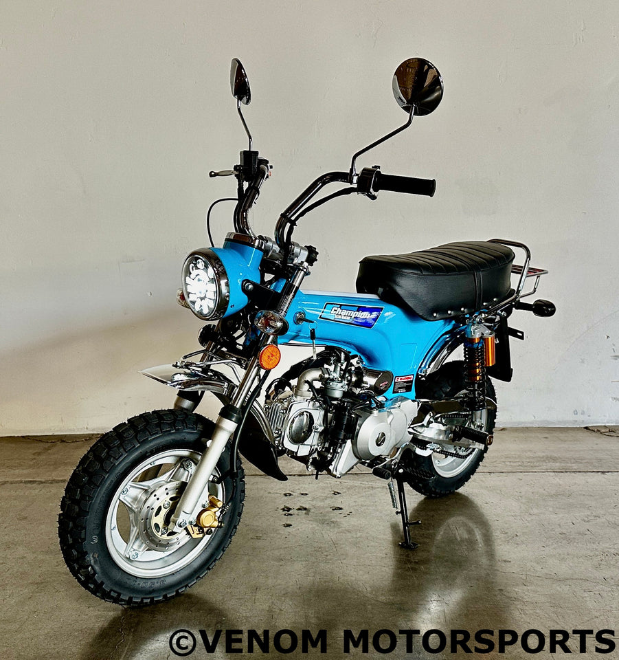Champion LX Monkey Bike | 125cc Motorcycle | 4 Speed | PBZ125-2P Blue