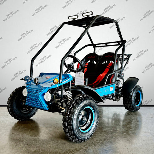 Venom Ultimate Go Kart | 2-Seater | 125cc | Automatic + Reverse Blue
