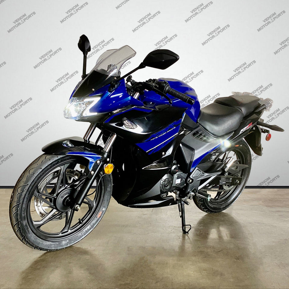 Lifan KPR 200 | 200cc Motorcycle | Fuel-Injected | 6-Speed Blue