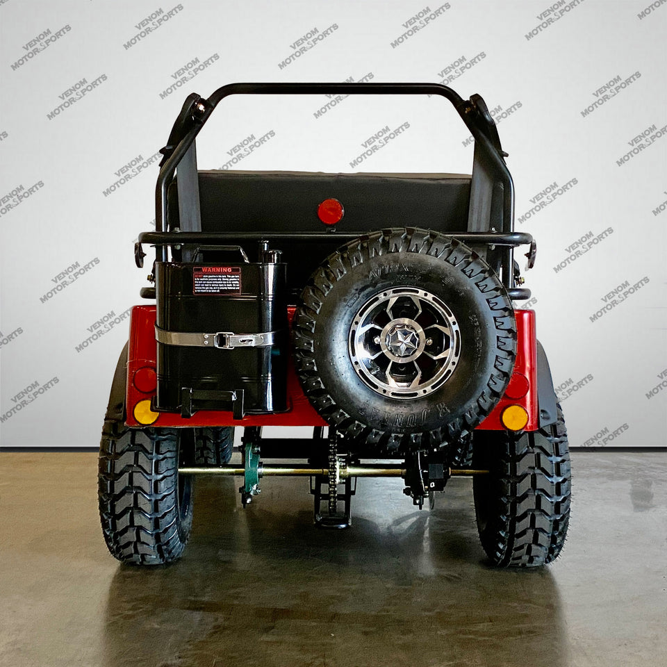 Venom Mini Jeep | 125cc | 2 Seater | Willys Edition | 3 Speed