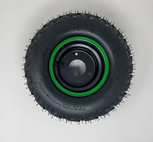 Replacement Tire + Rim | 14x4.10-6 | 14x5.00-6 | Venom 1300W ATV Green