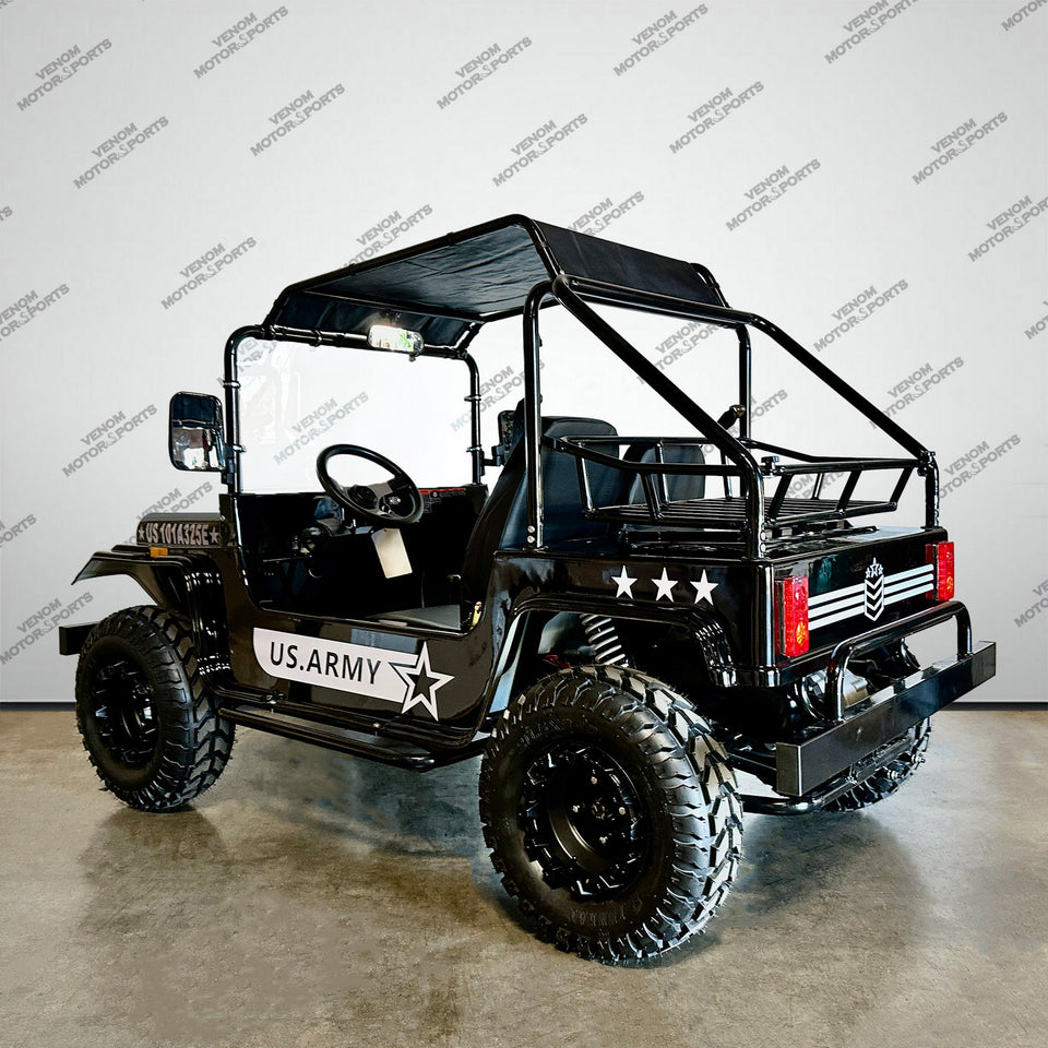 Venom 200cc Mini Jeep | Willys Edition | Full-Size | Automatic