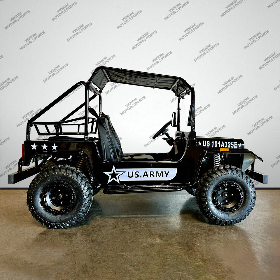 Venom 200cc Mini Jeep | Willys Edition | Full-Size | Automatic
