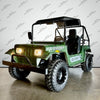 Venom 200cc Mini Jeep | Willys Edition | Full-Size | Automatic Army Green