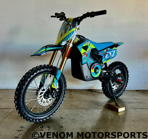 Venom Pro | 1600w Electric Dirt Bike | 48V | Lithium Blue