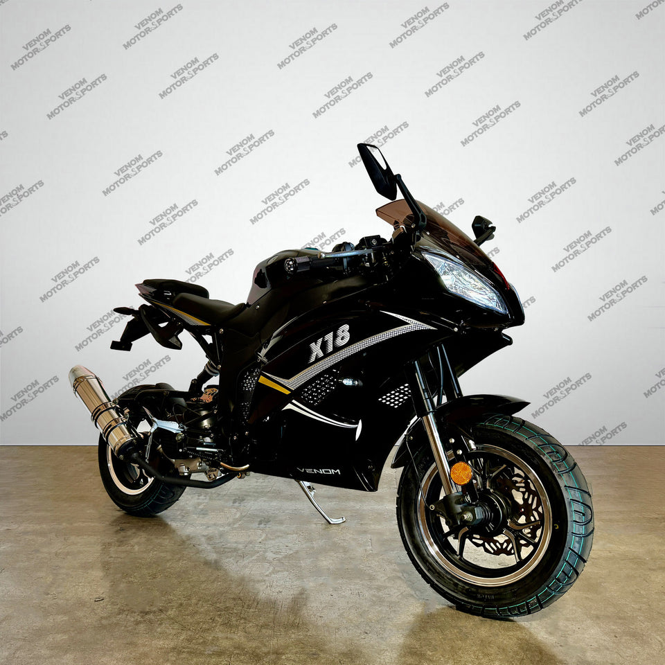 Venom x18 | 50cc Motorcycle | Automatic Transmission [PRE-ORDER JULY 30TH 2025]