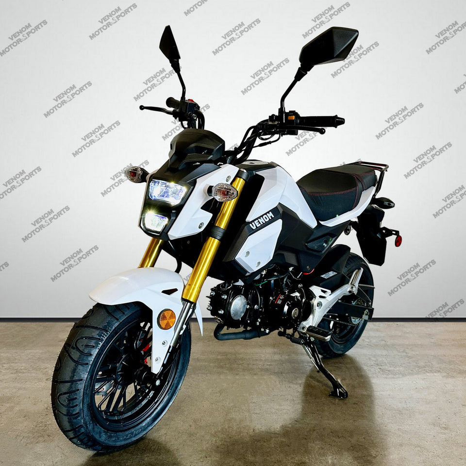 Venom x20 | 125cc Motorcycle | 4-Speed MATTE WHITE