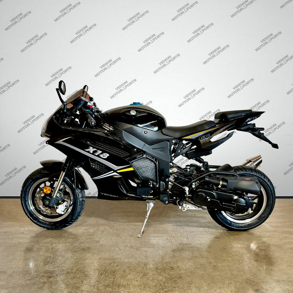 Venom x18 | 50cc Motorcycle | Automatic Transmission [PRE-ORDER JULY 30TH 2025]