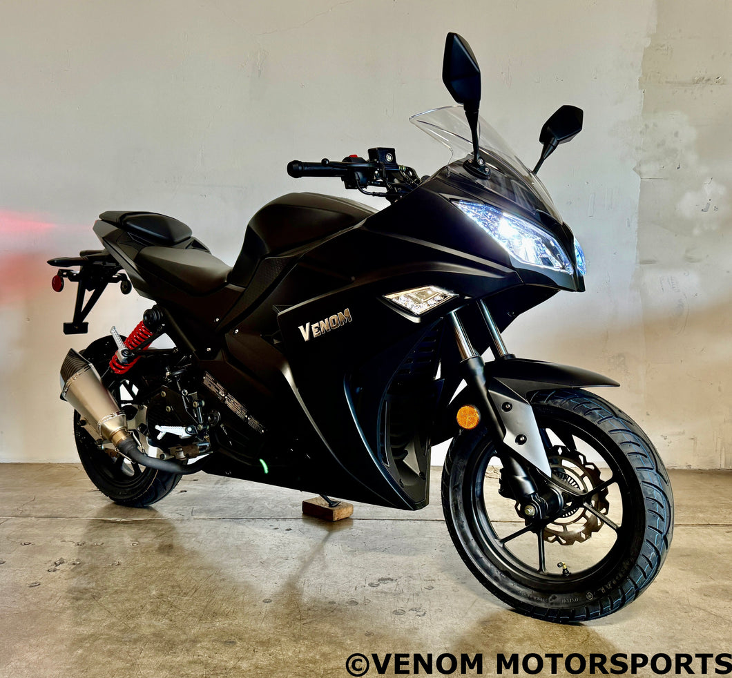 Venom x19 200cc Ninja | Automatic Motorcycle Black