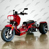 50cc Maddog Trike | 3 Wheeler | Automatic Transmission Burgundy