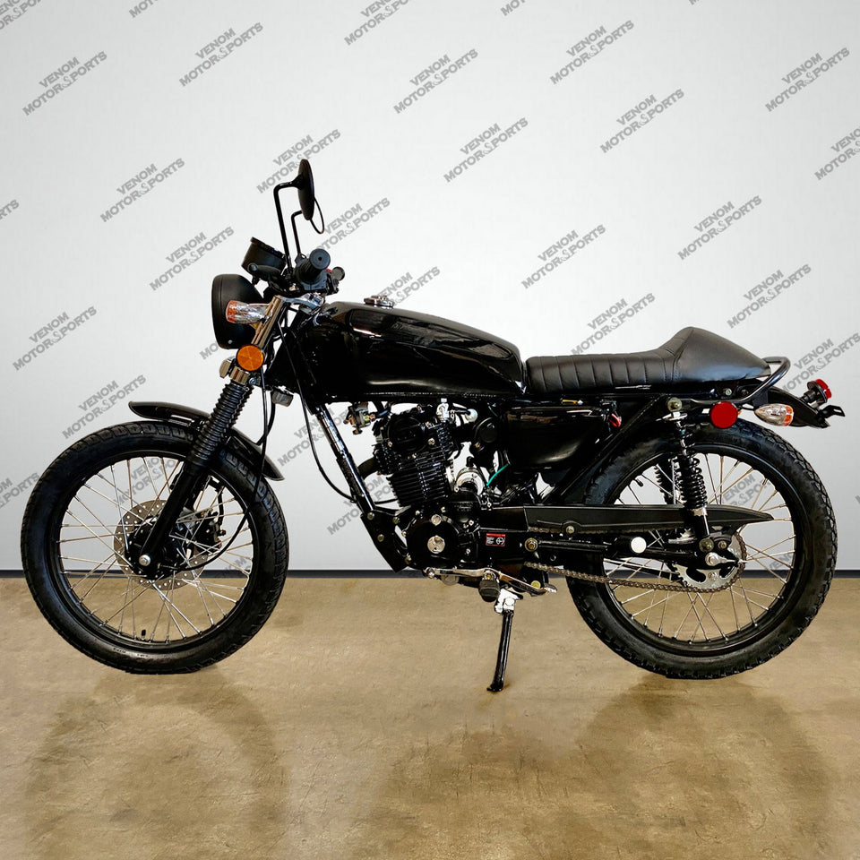 Venom Sportster 250cc Chopper | 5 Speed Black