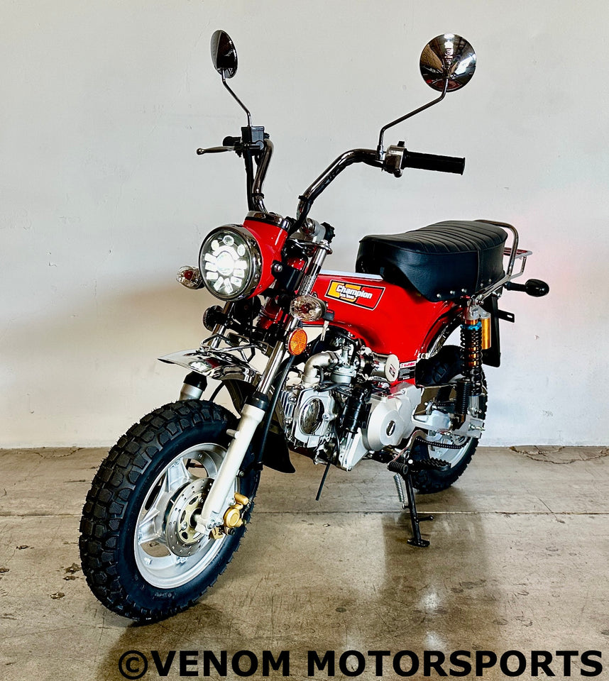 Champion LX Monkey Bike | 125cc Motorcycle | 4 Speed | PBZ125-2P Red