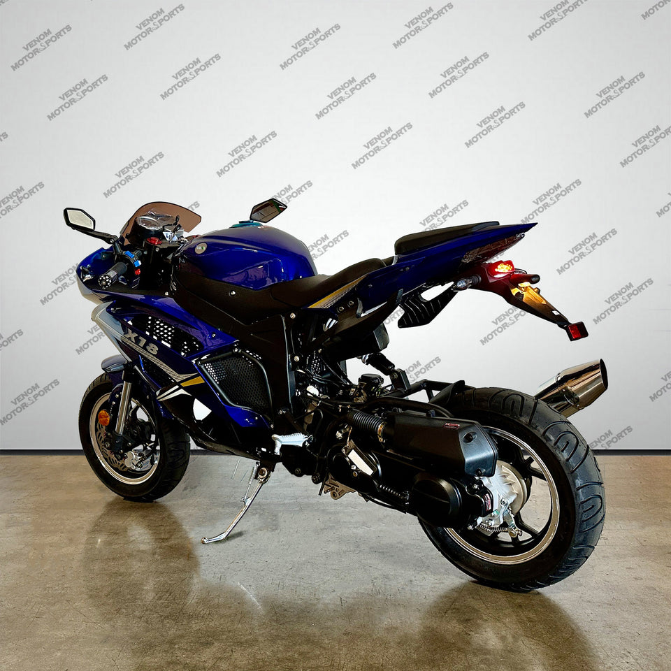 Venom x18 | 50cc Motorcycle | Automatic Transmission [PRE-ORDER JULY 30TH 2025]