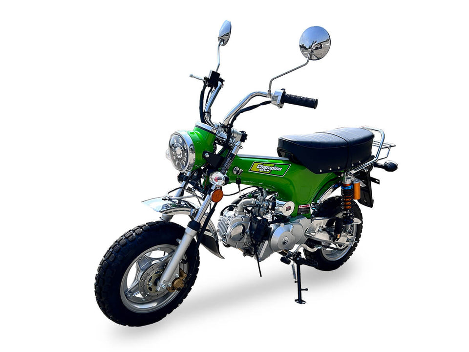 Champion LX Monkey Bike | 125cc Motorcycle | 4 Speed | PBZ125-2P Green
