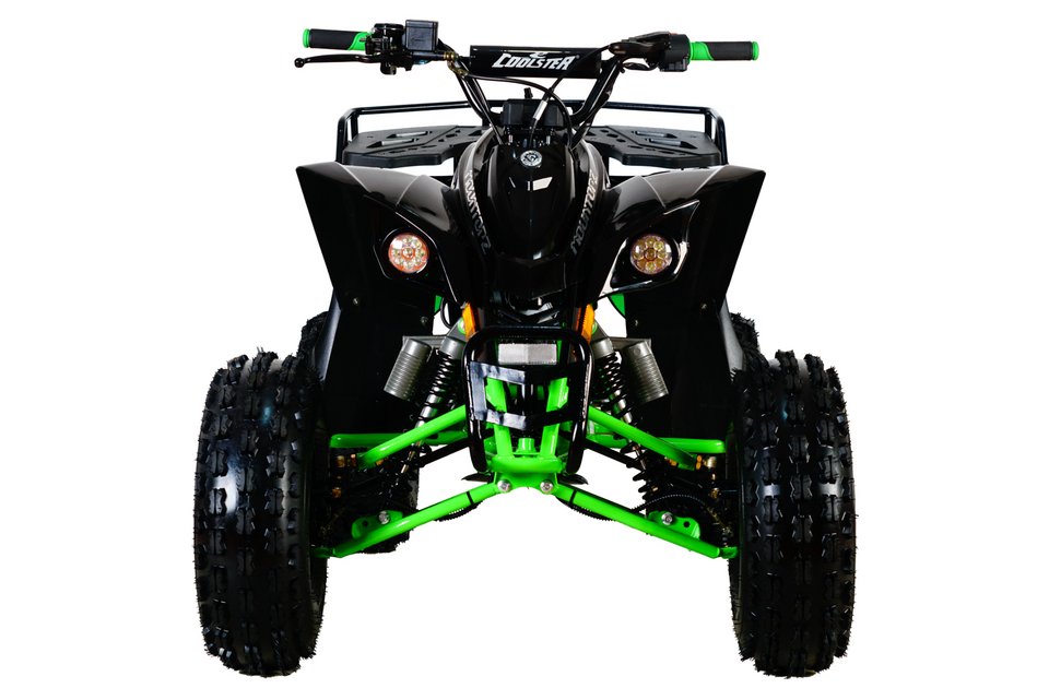Venom Raptor 125cc ATV | Automatic Transmission + Reverse Black Green