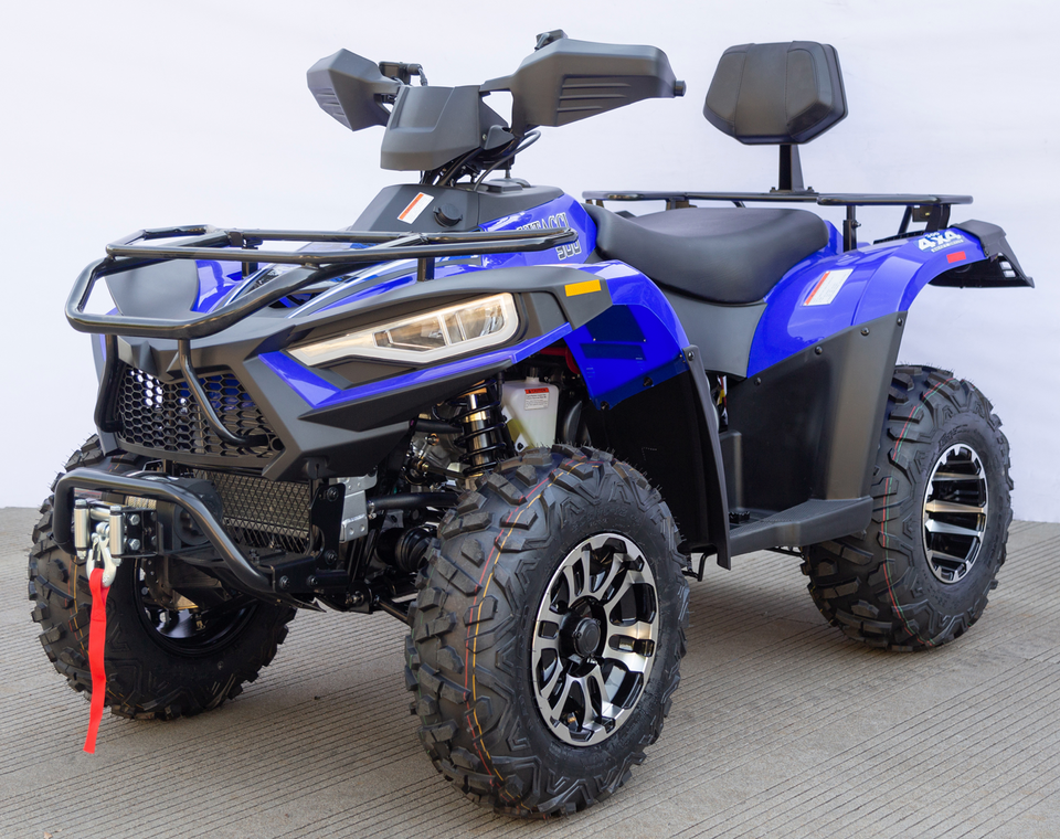Predator 300cc ATV 4x4 | Full-Size Adult ATV | Automatic Transmission Blue