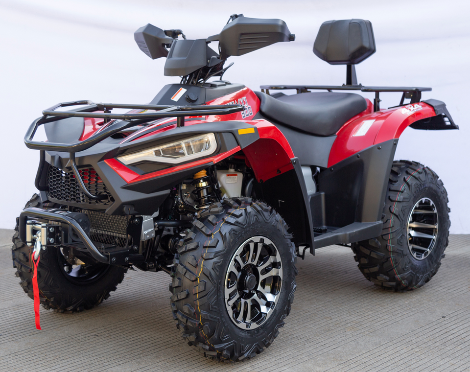 Predator 300cc ATV 4x4 | Full-Size Adult ATV | Automatic Transmission Red