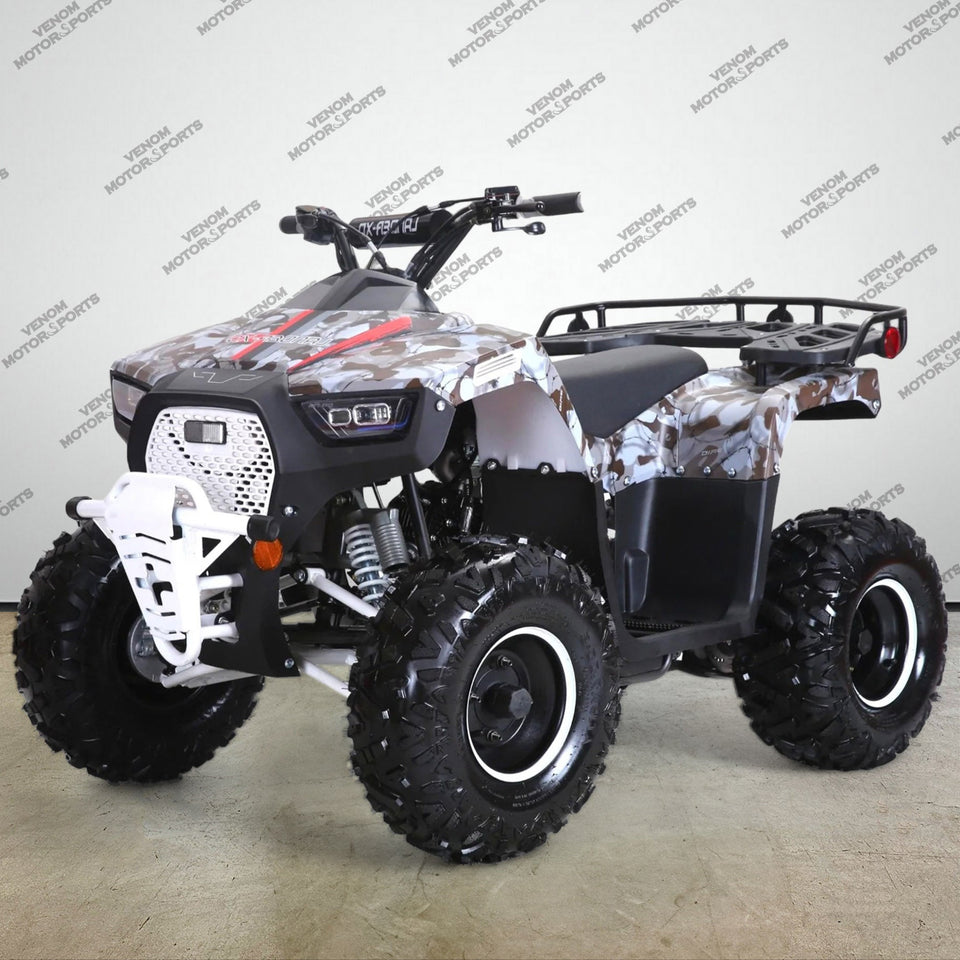 Venom Lander 125cc ATV | Fully Automatic + Reverse | XD-125UF Army Black