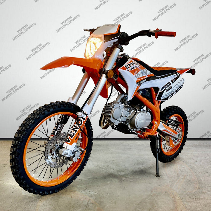 Venom Thunder | 125cc Dirt Bike | 4 Speed White