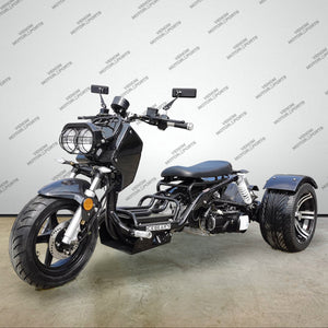 50cc Maddog Trike | 3 Wheeler | Automatic Transmission Black