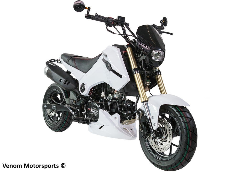 Venom x19R Fuerza | 125cc Motorcycle | 4-Speed White