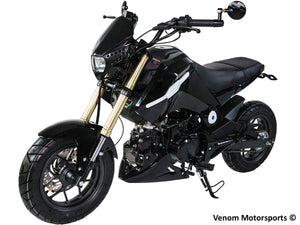 Venom x19R Fuerza | 125cc Motorcycle | 4-Speed Black