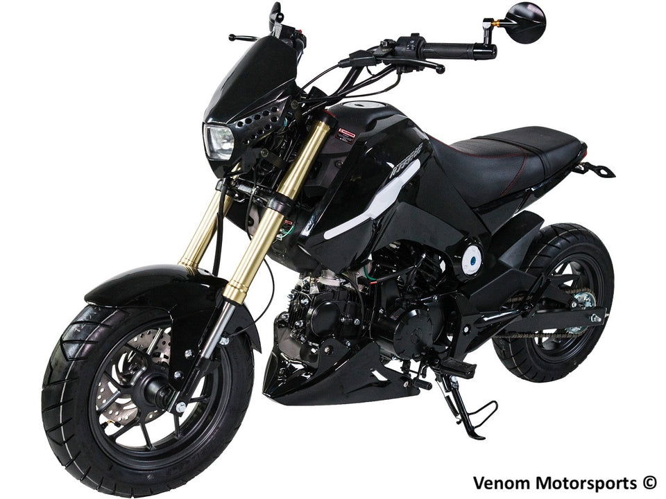 Venom x19R Fuerza | 125cc Motorcycle | 4-Speed Black