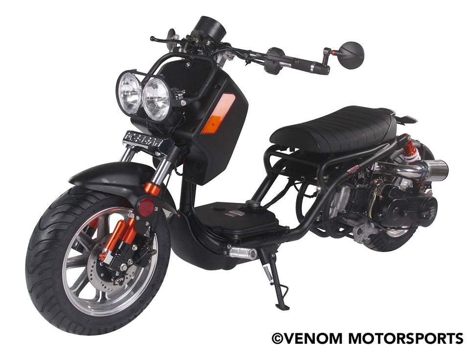 50cc Maddog Scooter | Generation 4 | Automatic Transmission Matte Black