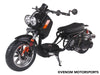 50cc Maddog Scooter | Generation 4 | Automatic Transmission Matte Black