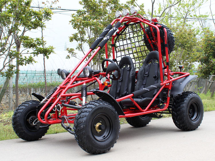 200cc Venom Spider Go-Kart | 2 Seater | Automatic + Reverse Red 1-Year Replacement Parts + 1-Year Engine ($0)