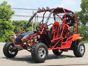 200cc Venom Captain Go-Kart | 4 Seater | Automatic + Reverse Red