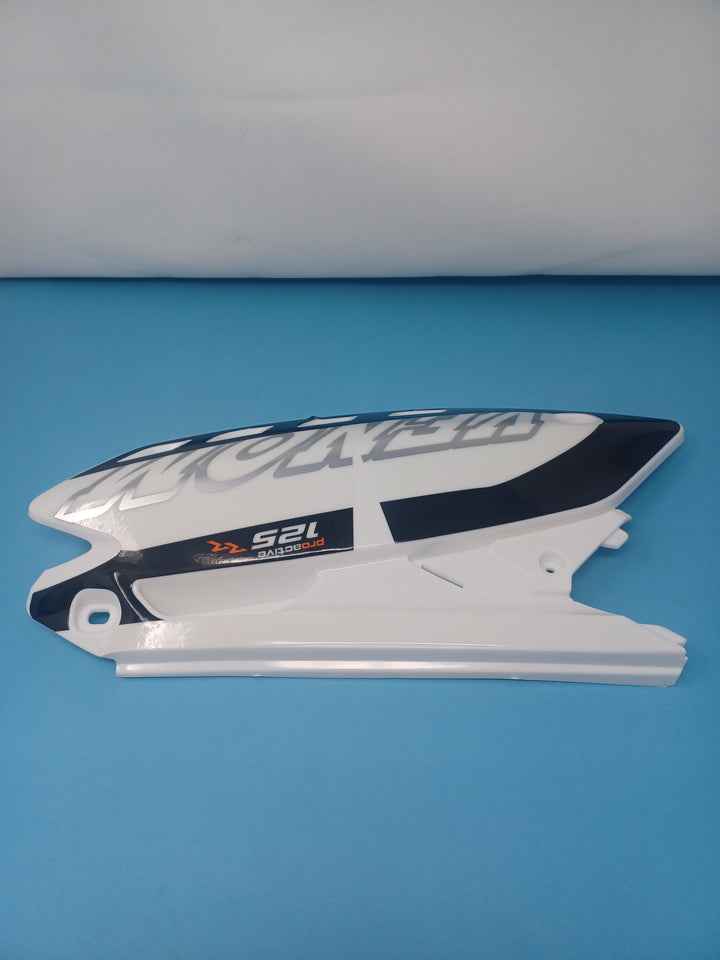 Venom Thunder 125cc Dirt Bike | Left Rear Plastic (301053002001) White
