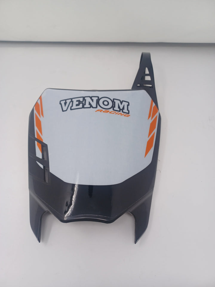 Venom Thunder 125cc Dirt Bike | Number plate (304013022002) Black