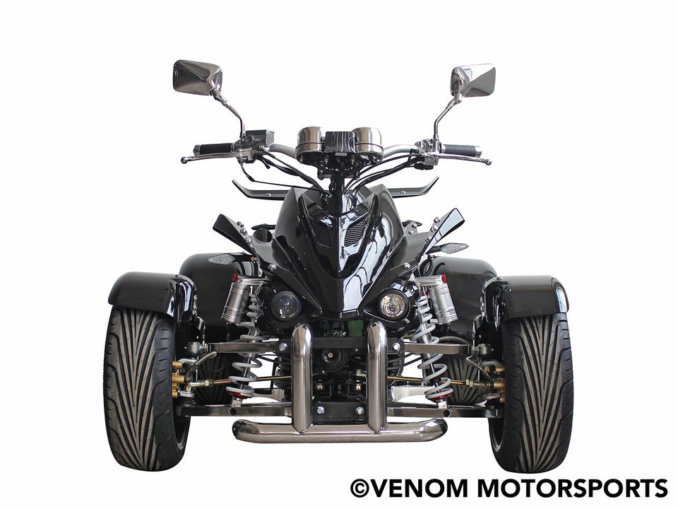 350cc Water-cooled Spy Racing ATV - 6 Speed Manual + Reverse Black