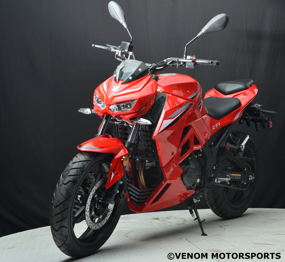 Venom Z250 | 250cc Motorcycle | Fuel Injected | 6 Speed Red