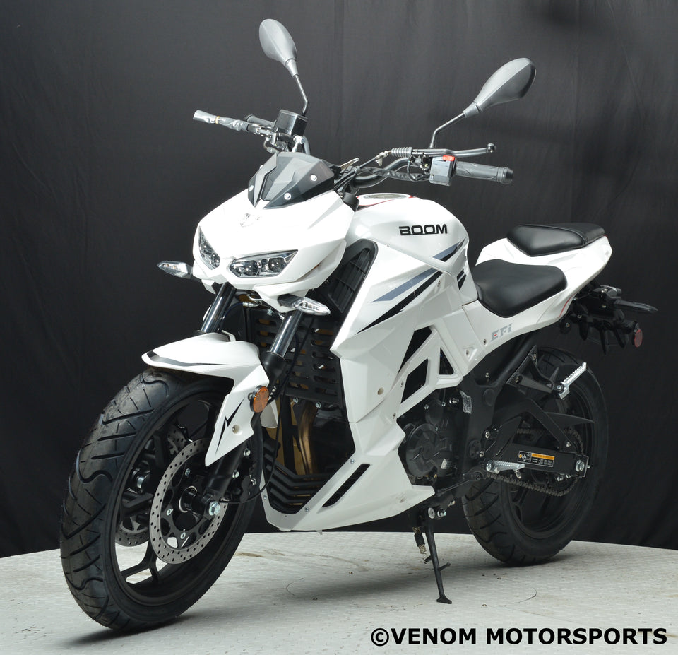 Venom Z250 | 250cc Motorcycle | Fuel Injected | 6 Speed White