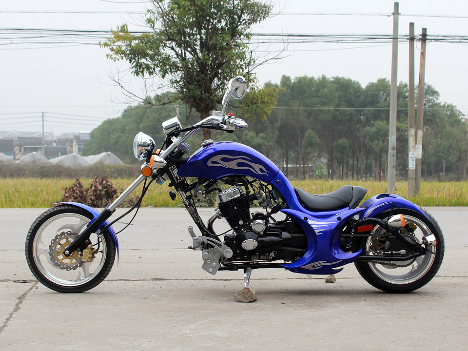 Venom Villain | 250cc Chopper | 5-Speed Blue