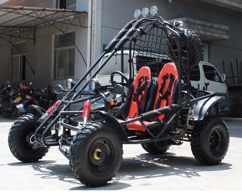 200cc Venom Spider Go-Kart | 2 Seater | Automatic + Reverse Black 1-Year Replacement Parts + 1-Year Engine ($0)
