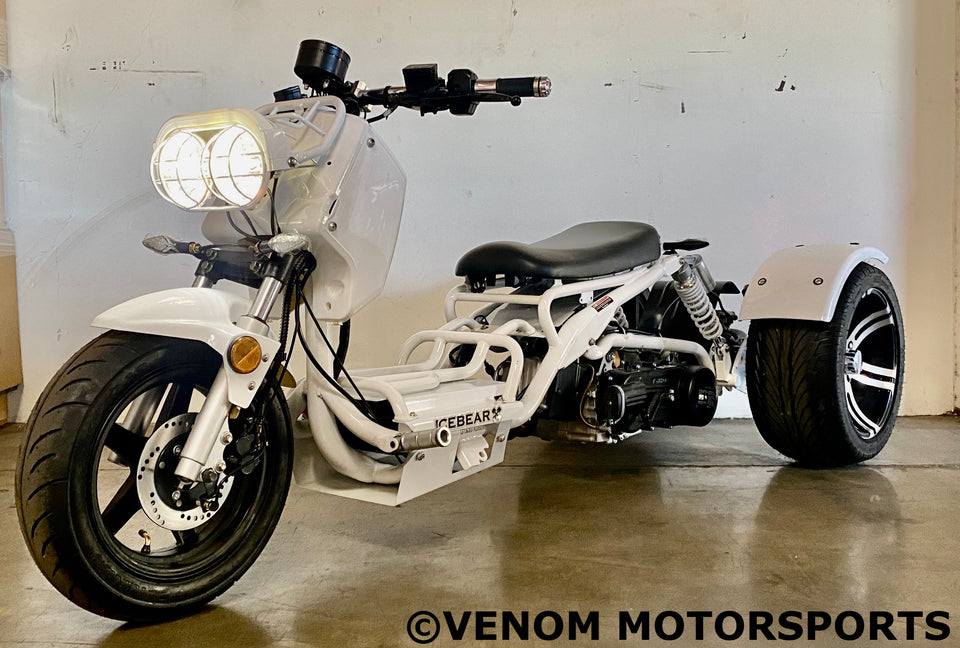 150cc Maddog Trike | 3 Wheeler | Automatic Transmission White